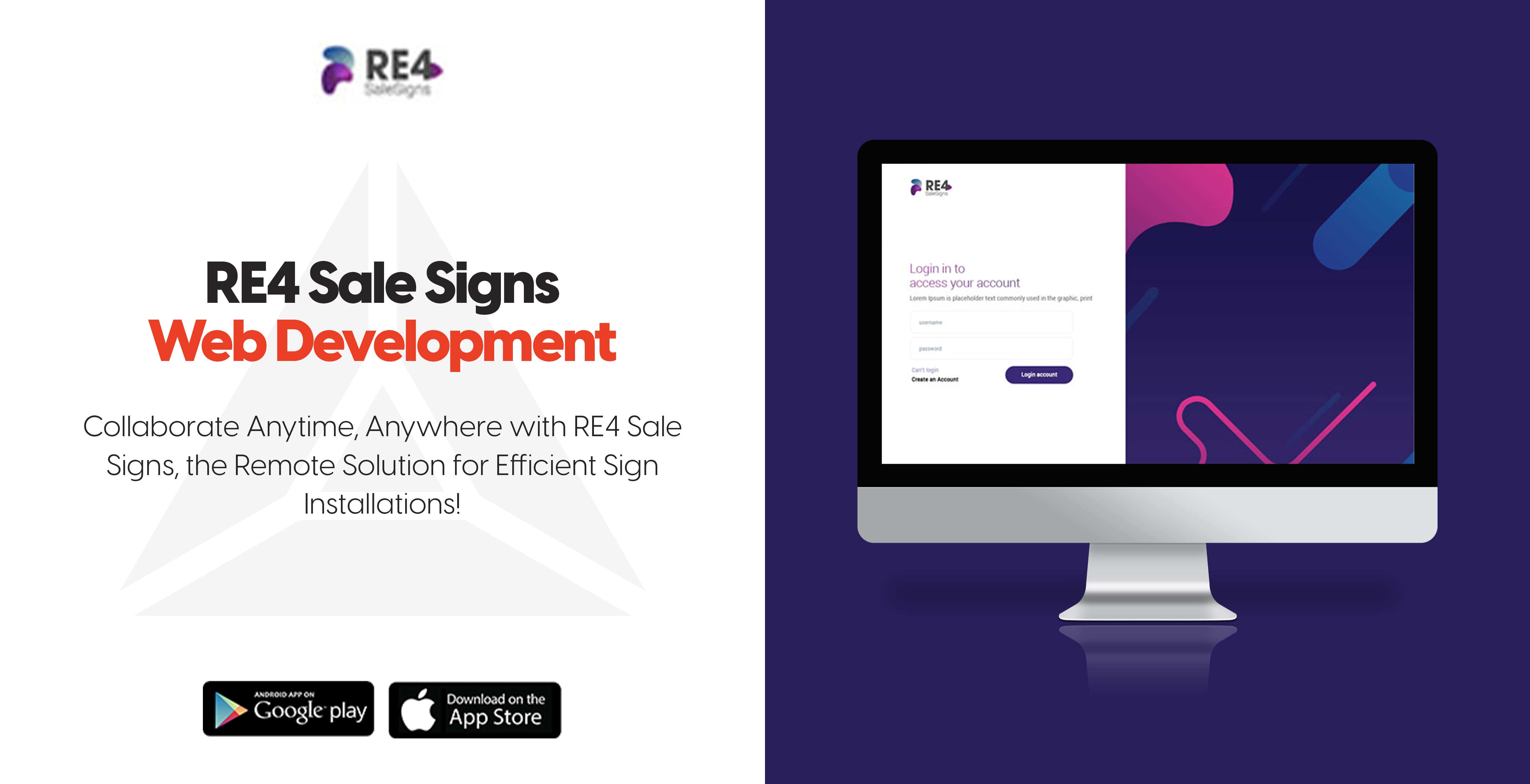 RE4 Sale Sign App