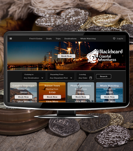 Blackbeard Coastal Adventures - Coastal Website & Application